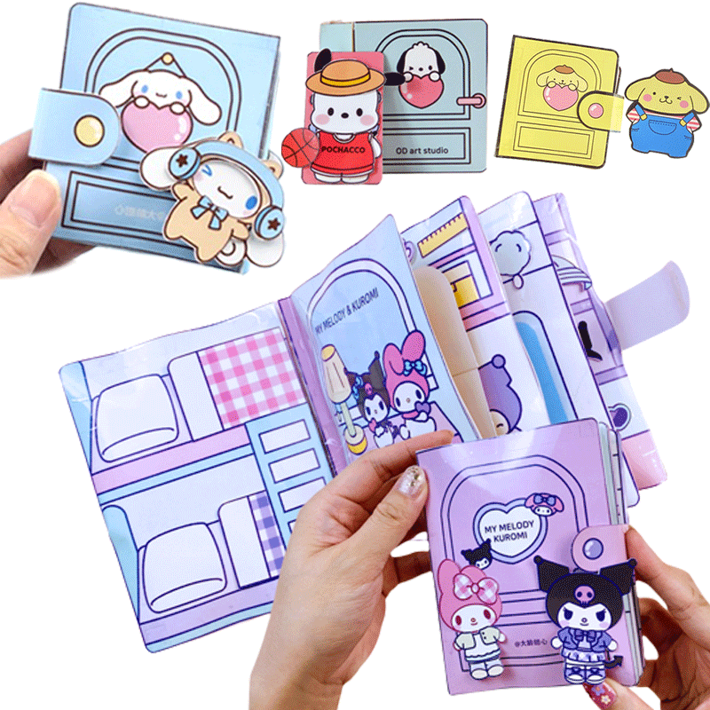 Jual Sanrio Quiet book Cinnamoroll Kuromi Buku Diy Handmade Toys Paper ...