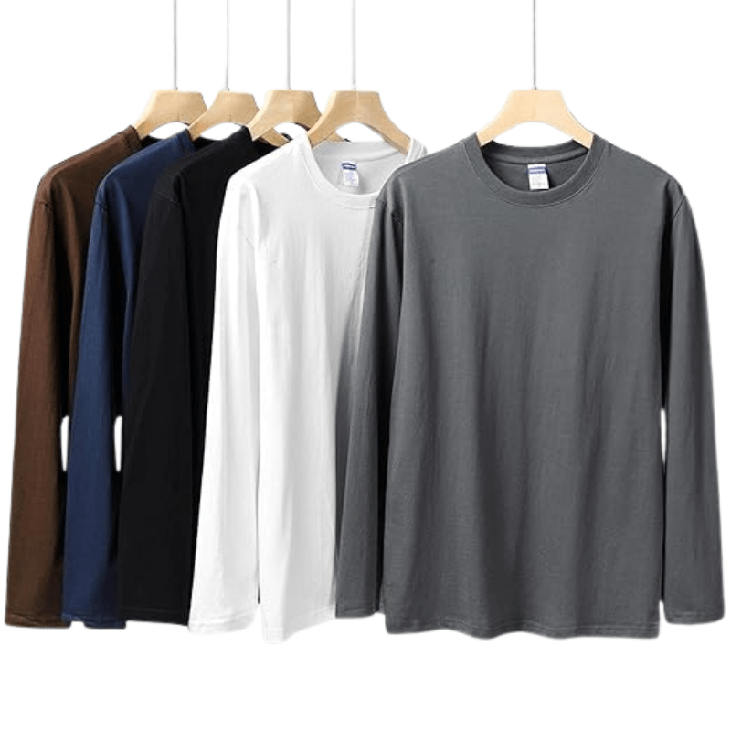 Jual KAOS POLOS LENGAN PANJANG COTTON COMBED PREMIUM - KAOS LENGAN