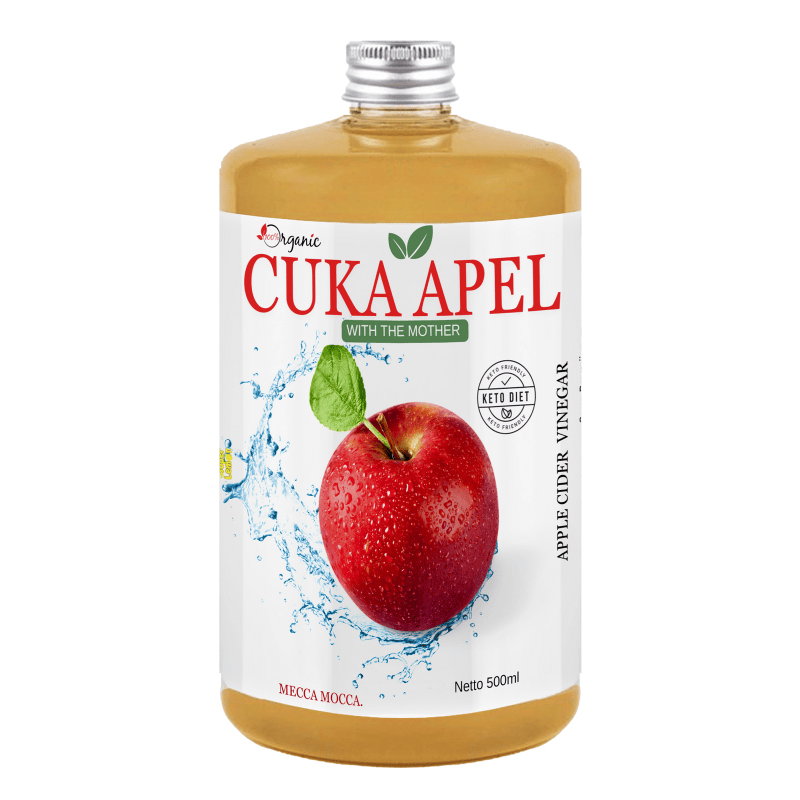 Jual 500ml Cuka Apel With The Mother Pure Apple Cider Vinegar Untuk