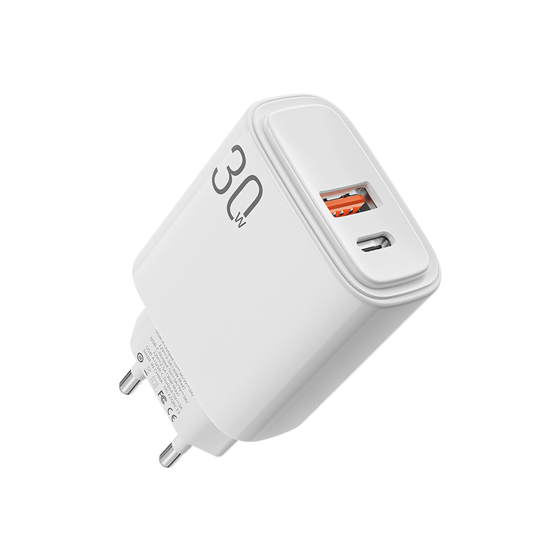 Jual (HOT)KIVEE kepala charger iphone fast charging 30w USB +type c