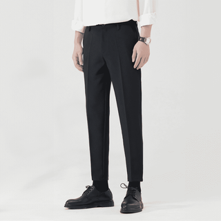 Celana Pearl Grey Smart Waist Ankle Pant - Kasual