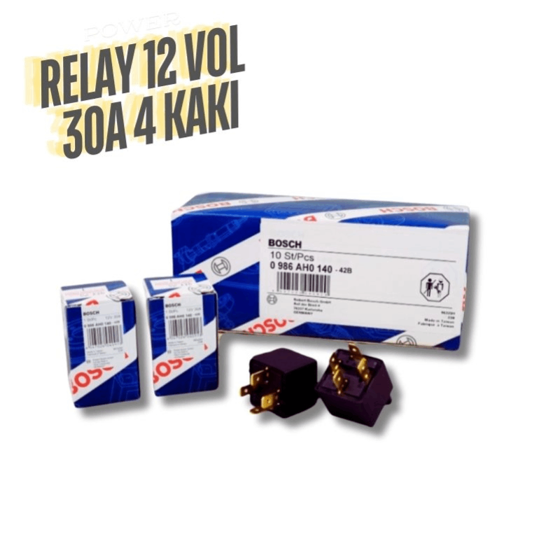 Jual MM15 Relay klakson kaki 4 bosch 12v 30A Shopee Indonesia