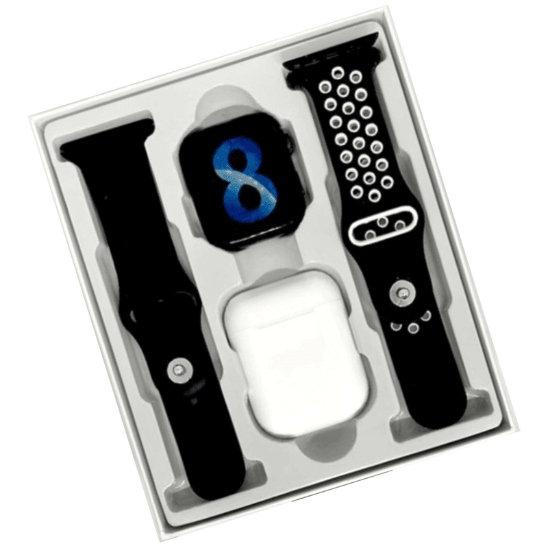 Jual SMARTWATCH T55 2 TALI + HEADSET JAM TANGAN SMARTWATCH PRIA WANITA