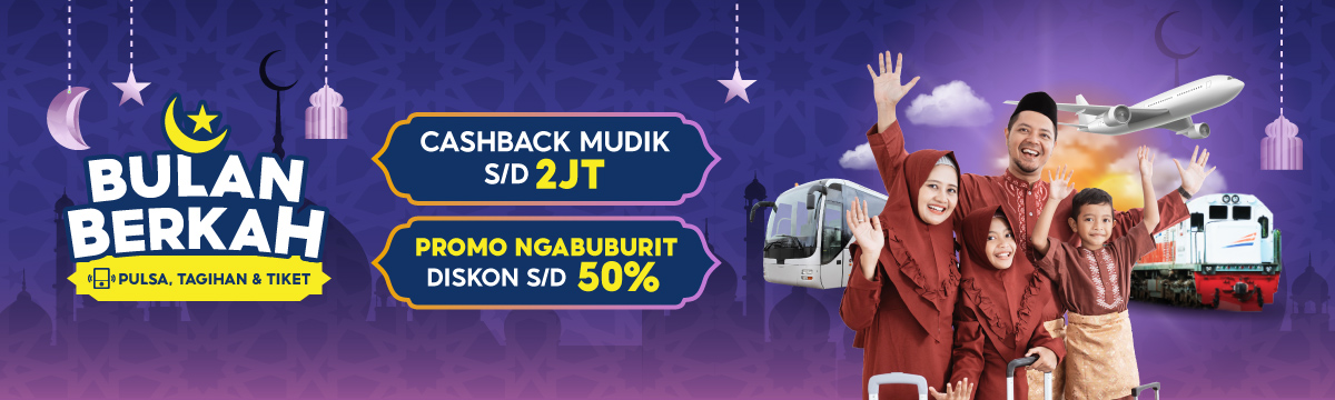 Promo Shopee Bulan Berkah Pulsa, Tagihan dan Tiket