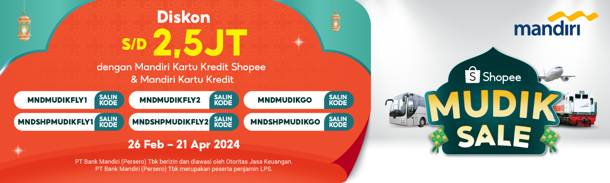 Promo Mandiri - Mudik Sale