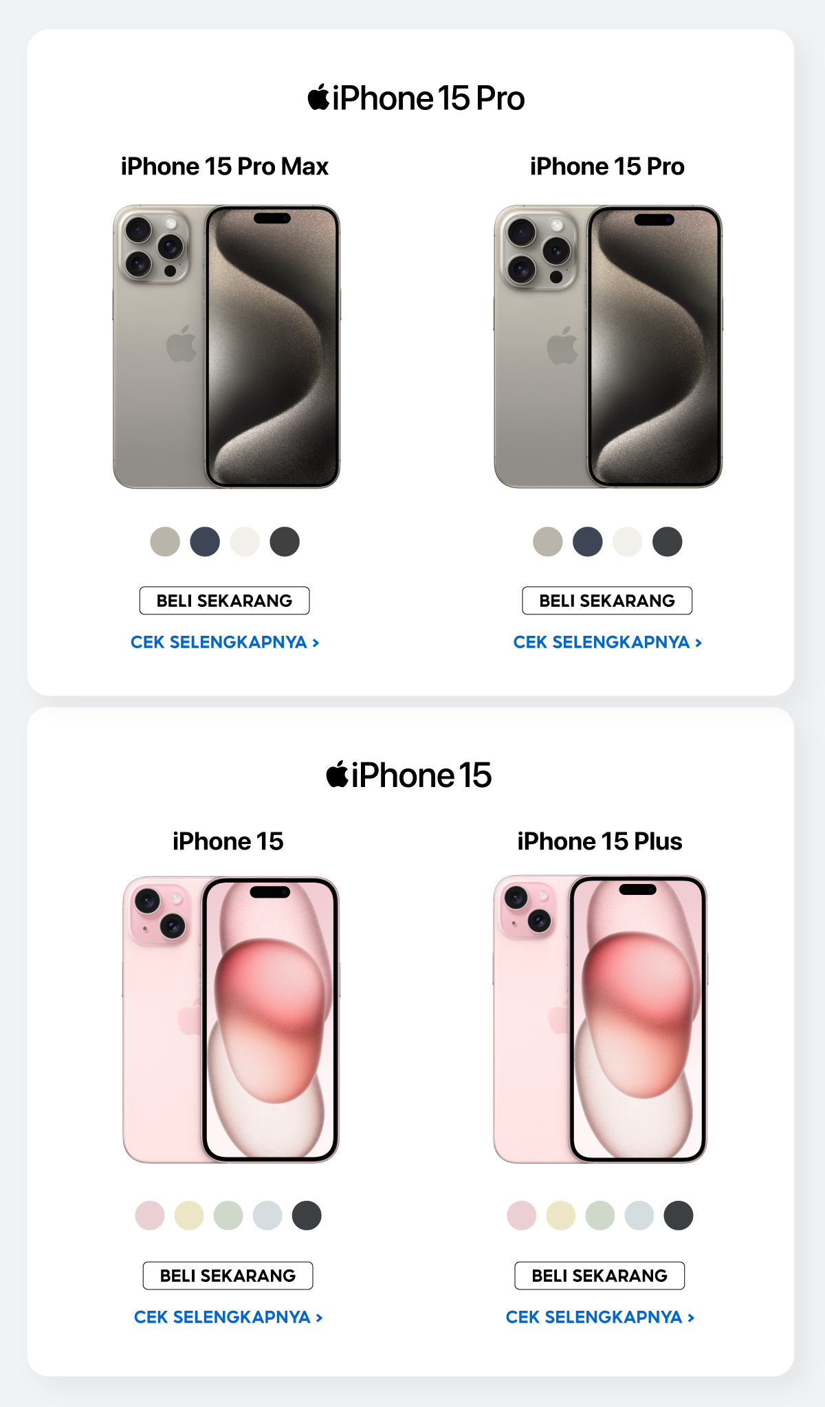iPhone 15 dengan kamera yang lebih canggih