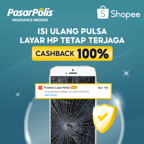 Proteksi Layar Retak | Cashback 100%