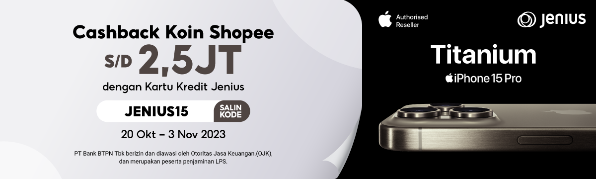 Promo Jenius - iPhone 15 Launch