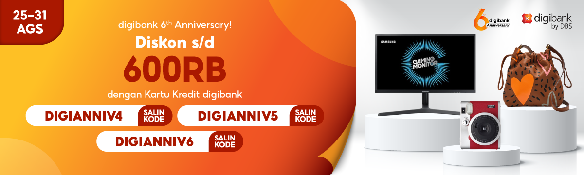 Promo Digibank Credit 6th Anniversary