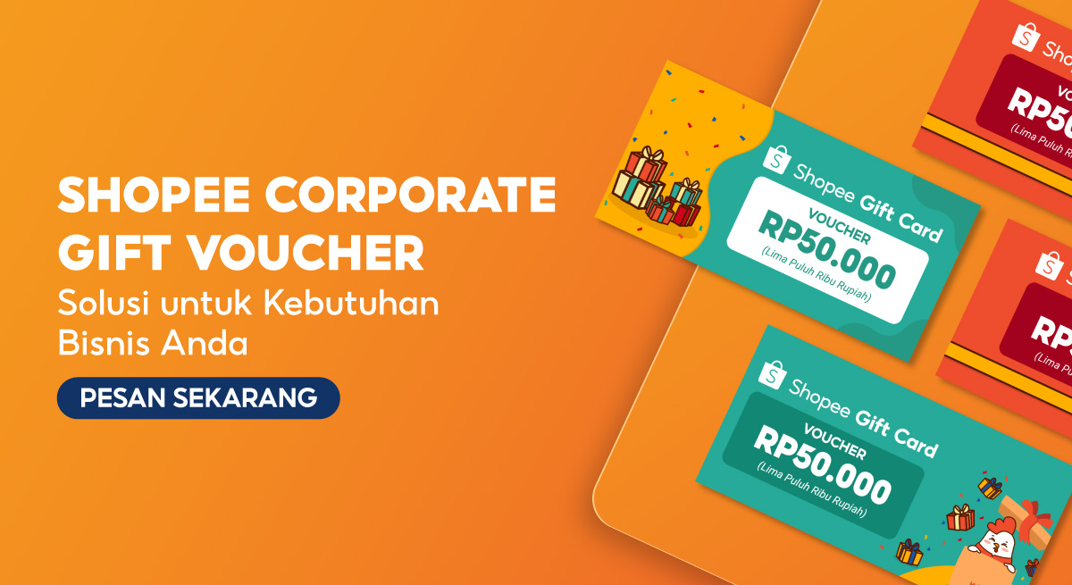 Shopee Gift Voucher Voucher untuk Belanja Online