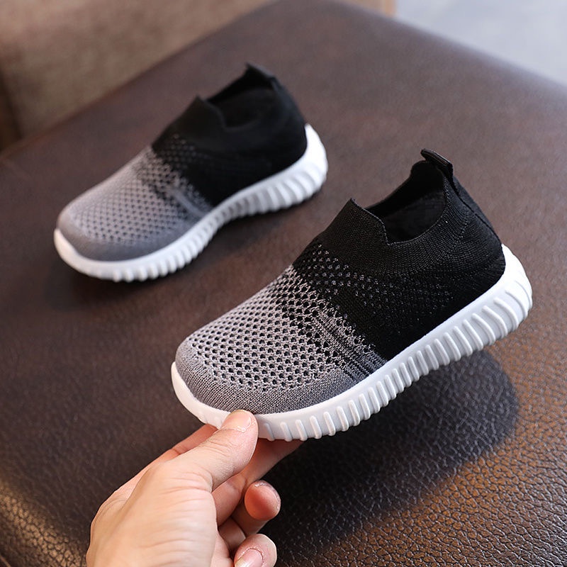 Jual IFANS Sepatu Anak Sepatu Kanvas Bernapas Mesh Sepatu Kasual Warna ...
