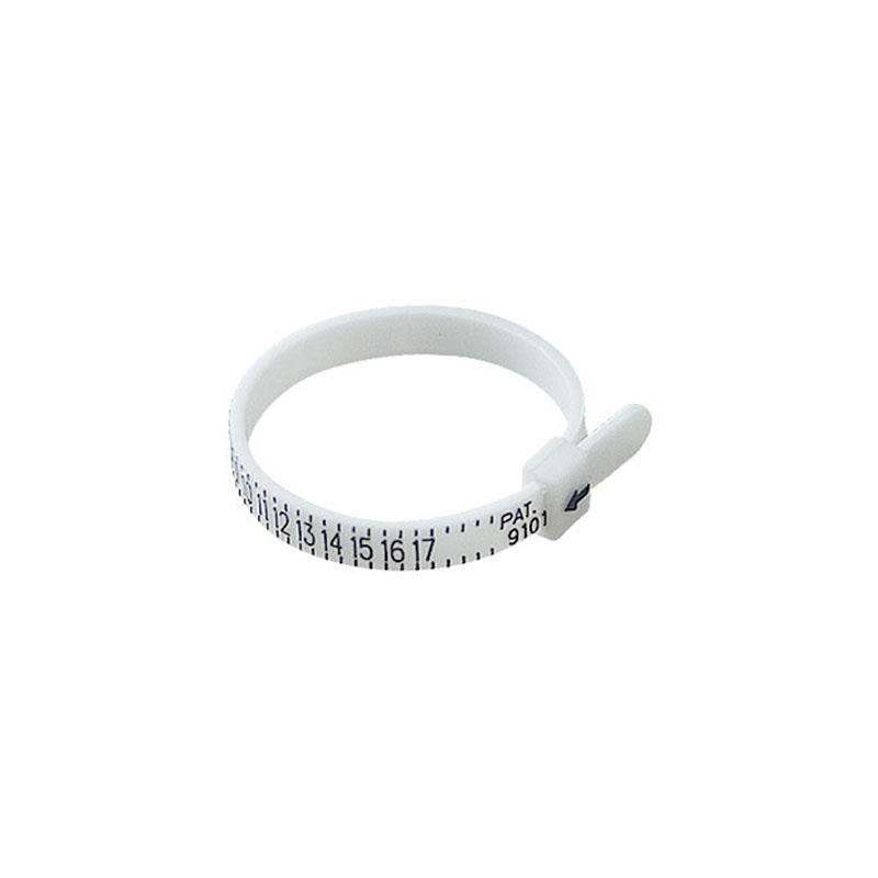 Jual EG-Ring Ruler Measurer Finger Coil Ring Sizing Tool US Ring Sizer ...