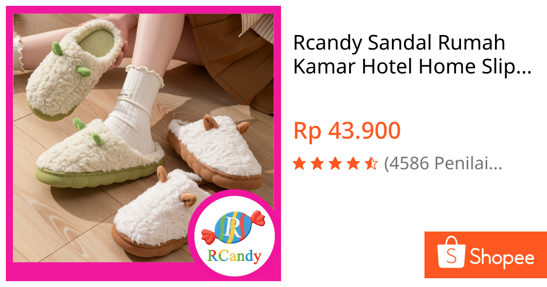 Rcandy Sandal Hotel Bulu Empuk