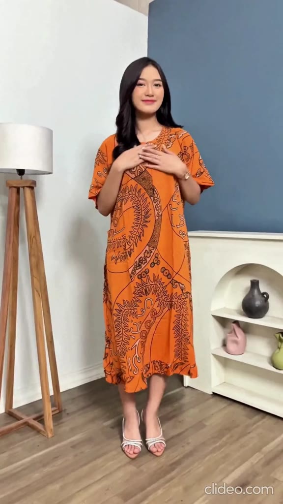 Daster Batik Rayon Busui Resleting Surya Teja 2