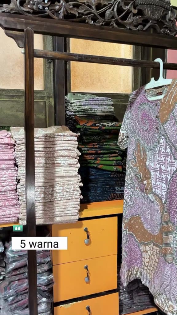 Daster Batik Rayon Busui Kancing Surya Teja 2