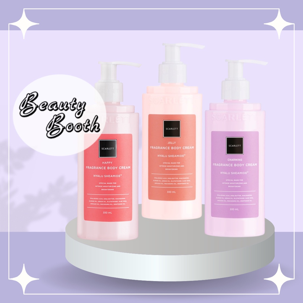 Jual SCARLETT WHITENING Body Cream Jolly Body Cream Happy Body