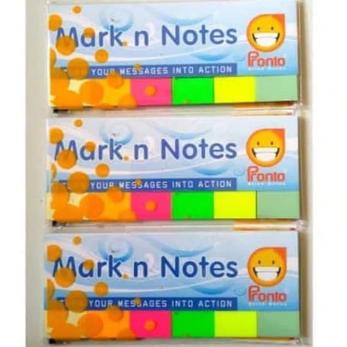 Jual Sticky Notes / Mark N Notes / Page Marker 6 Warna - Pronto MURAH ...