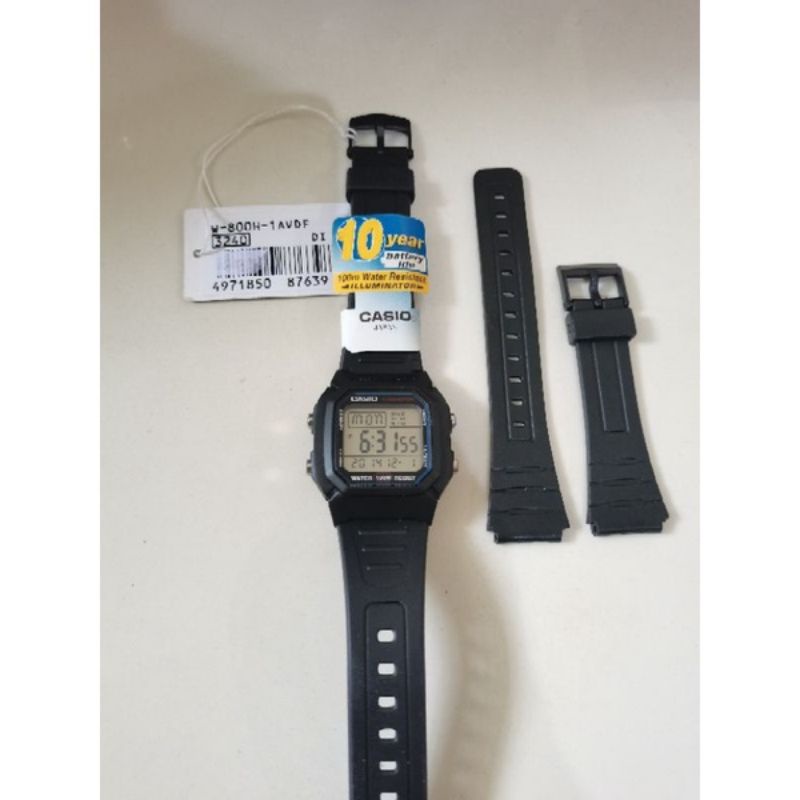 Jual Strap Tali Jam Tangan Casio W H Casio W H Aw He Shopee Indonesia