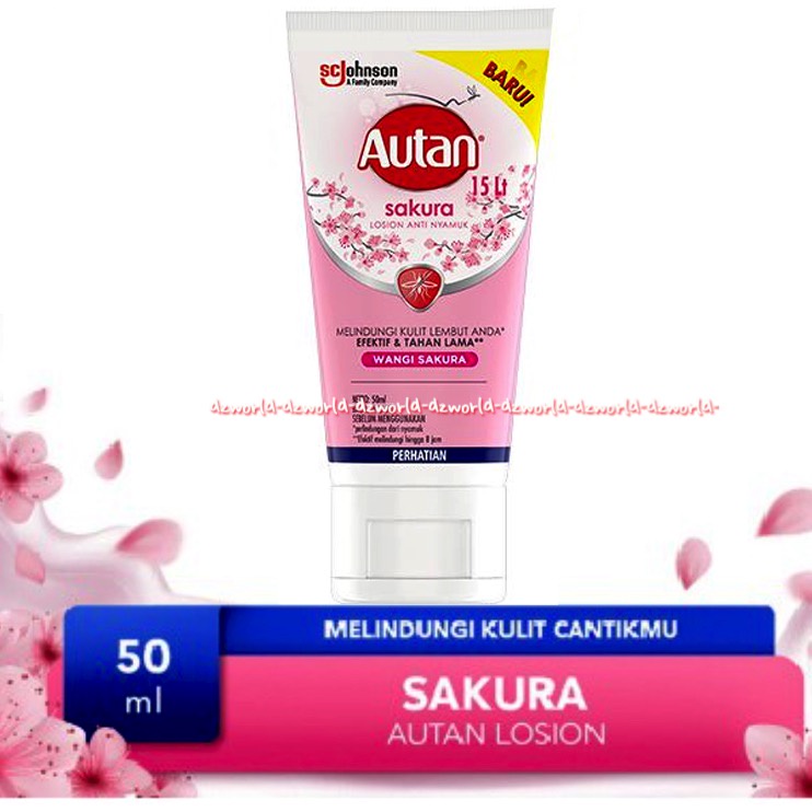 Jual Autan Sakura Floral 50m Apel & Jeruk Lavender Jeruk & Lemon Lotion ...