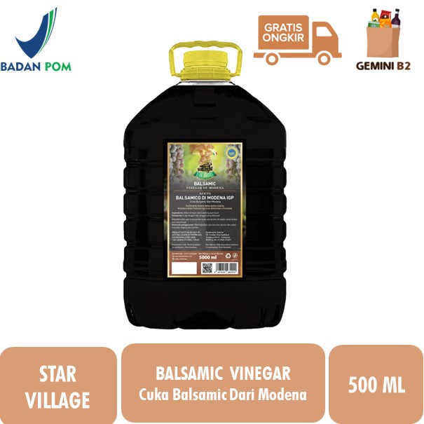 Jual Star Village Balsamic Vinegar Of Modena Cuka Anggur Balsamic 5000 ML Shopee Indonesia