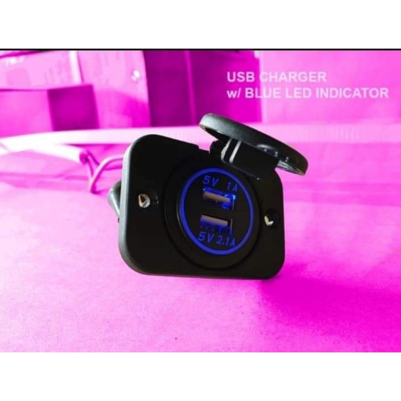 Jual USB UNTUK CHARGER HP UNTUK ELF TRUCK BUS MOBIL DLL 12V/24V ...