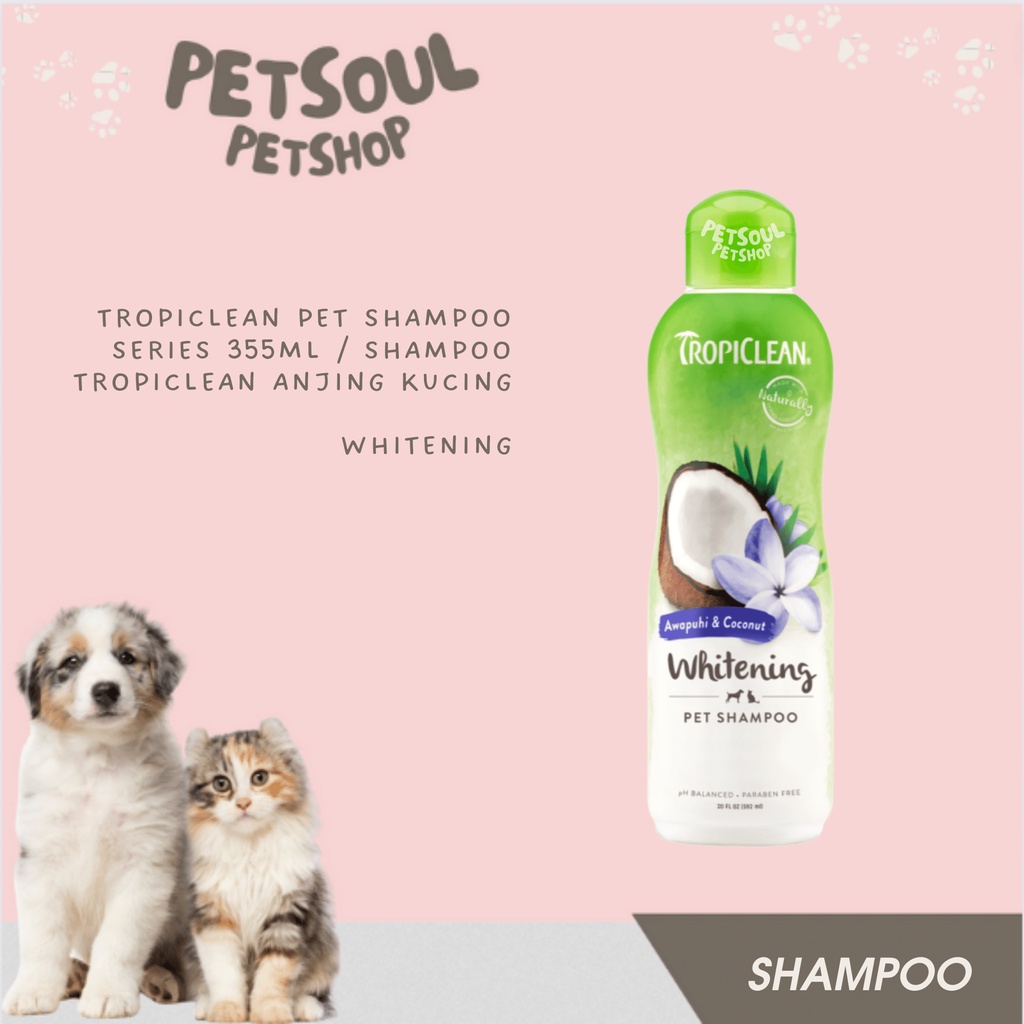 Grooming Tropiclean Whitening Dog Shampoo Tropiclean Berry Clean