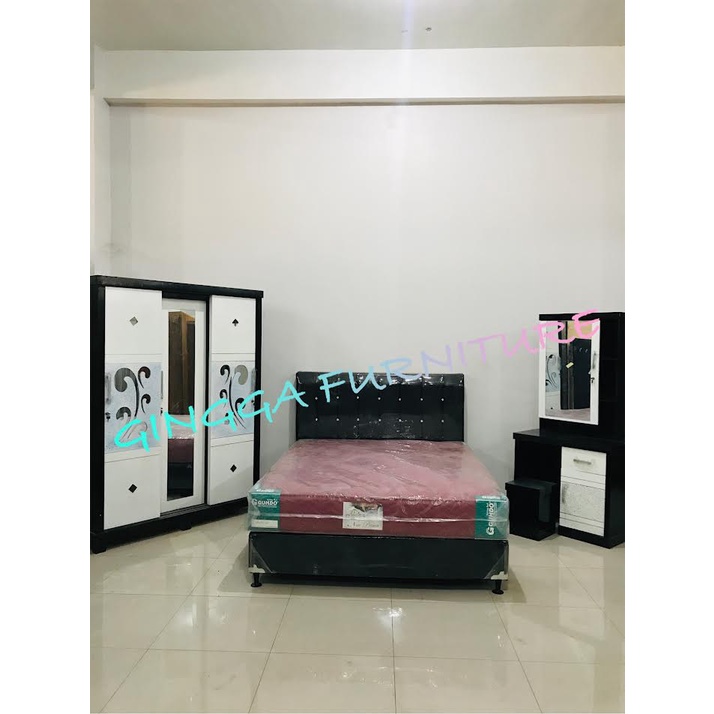 Jual SET KAMAR TIDUR KAMAR SET MINIMALISET TEMPAT TIDUR MINIMALIS 1 SET ...