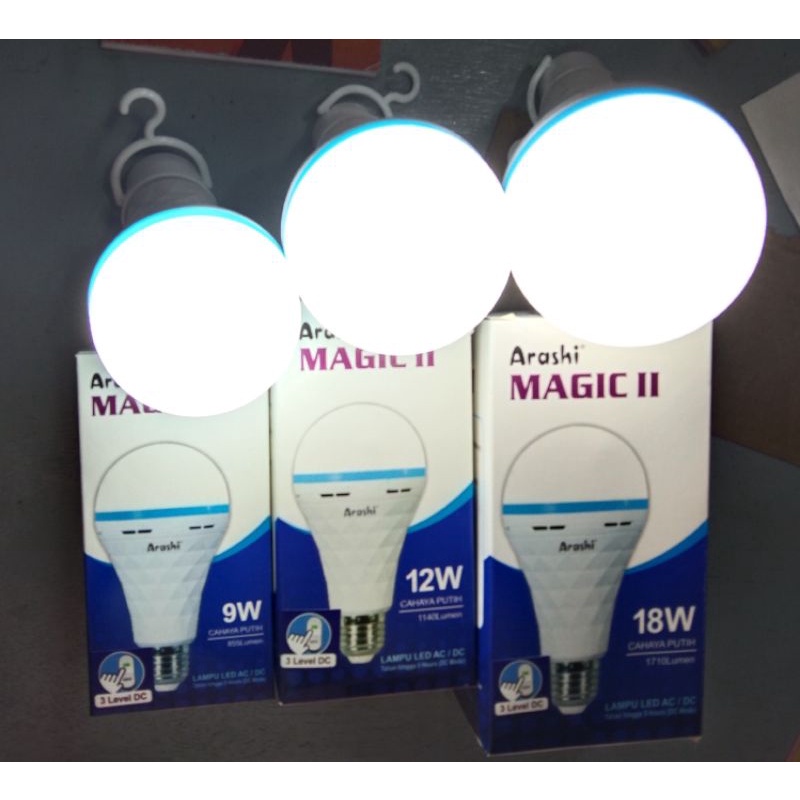 Jual Arashi Lampu Led Emergency Murah 9w 12w 18w Arashi Lampu Magic