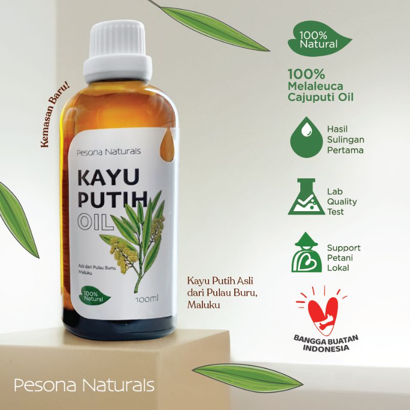 Jual Minyak Kayu Putih Kayu Putih Oil Pesona Naturals Ml Shopee Indonesia