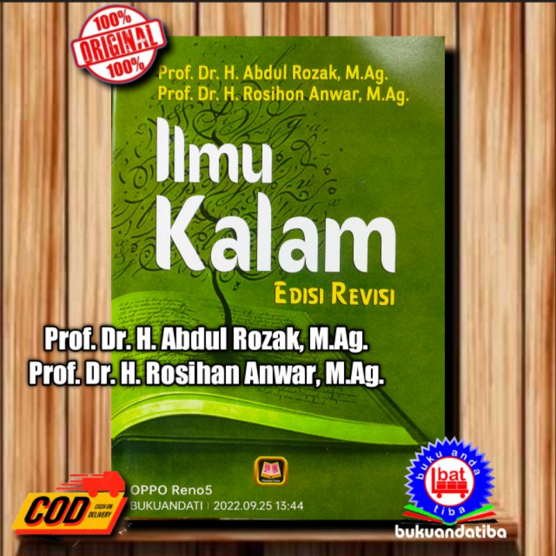 Jual Buku Ilmu Kalam Prof Dr H Abdul Rozak Mag Original Shopee
