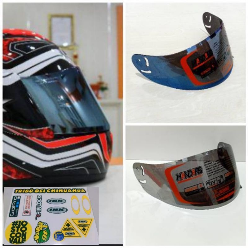 Flat visor sale iridium silver