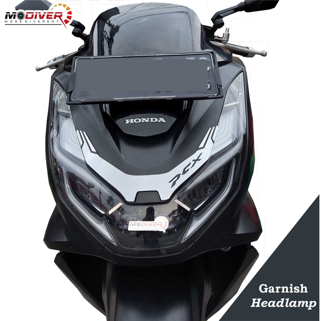 Jual Garnis Lampu Depan PCX 160 Headlamp Headlight Garnish Shopee Indonesia