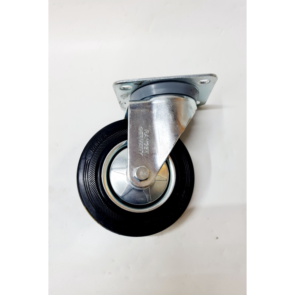 Jual Roda troley karet 5 inch ranger germany (putar) | Shopee Indonesia