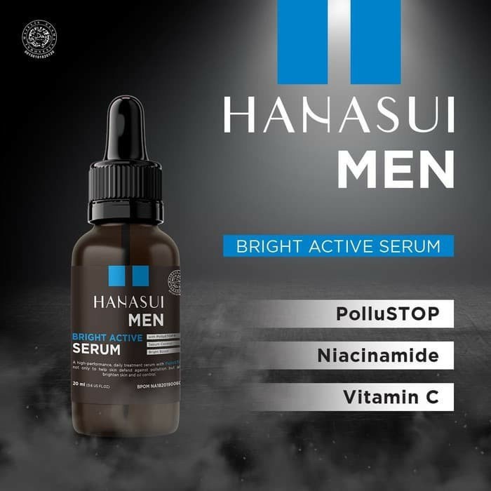 Jual Hanasui Men Bright Active Serum Serum Hanasui Cowok Serum Cowok