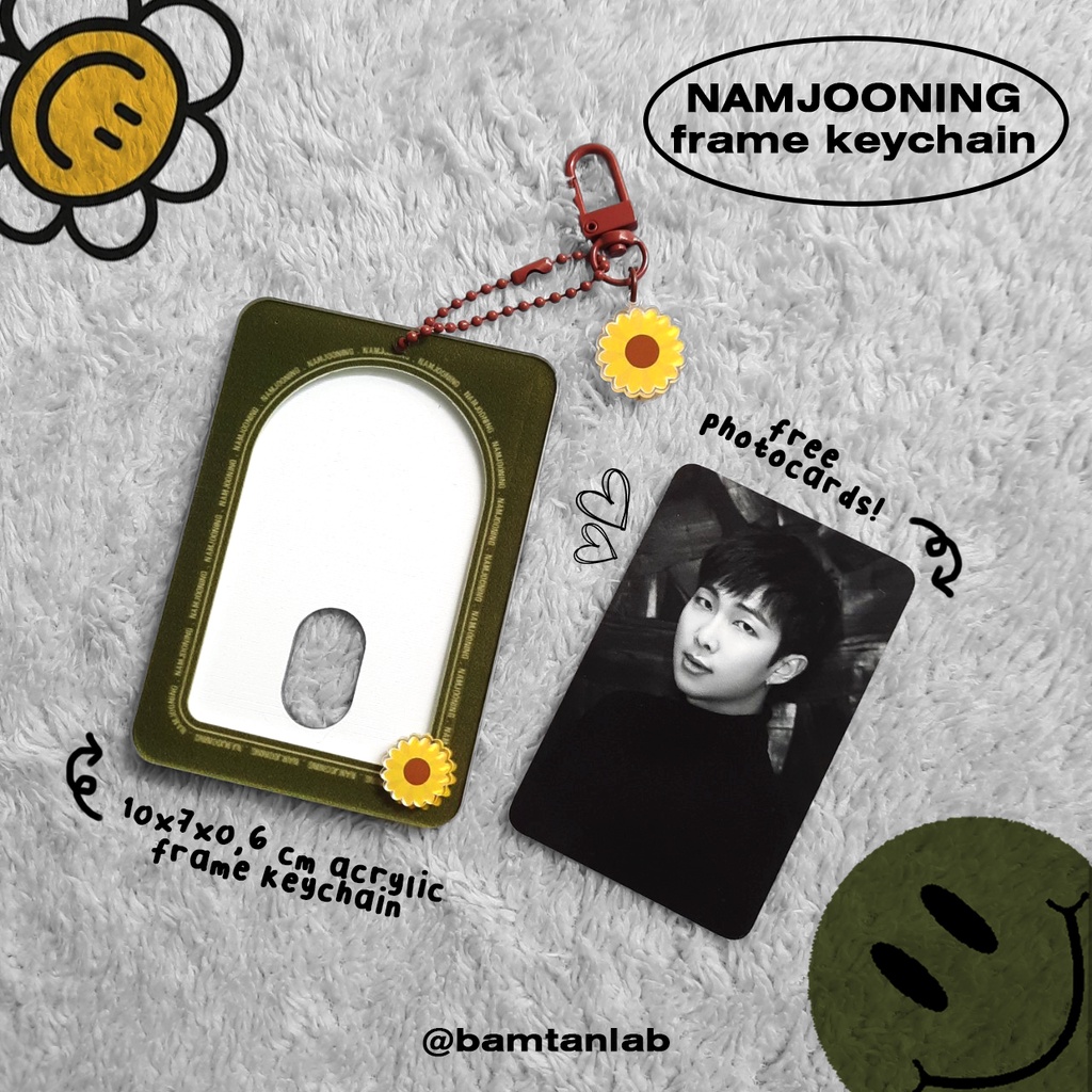 Jual [PRE-ORDER] NAMJOONING ACRYLIC FRAME KEYCHAIN / PHOTOCARD HOLDER ...