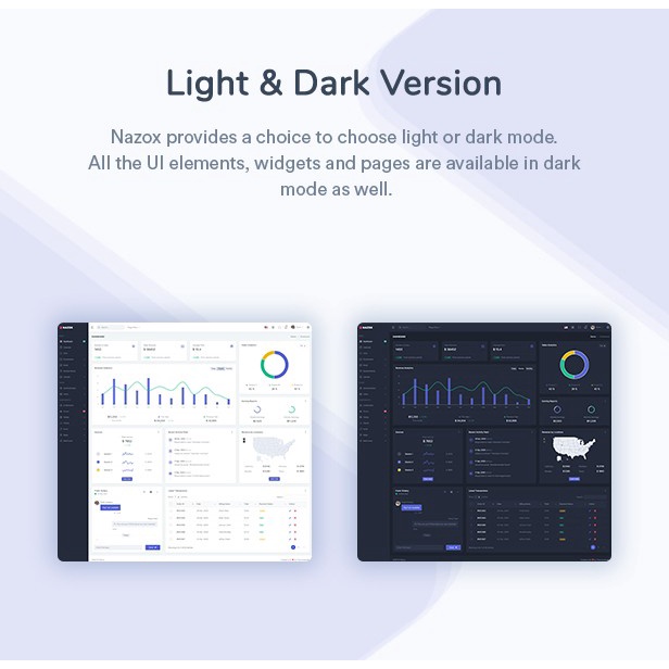 Jual Bootstrap 4 - Nazox v1.0 Admin Dashboard Template (Vue, React ...