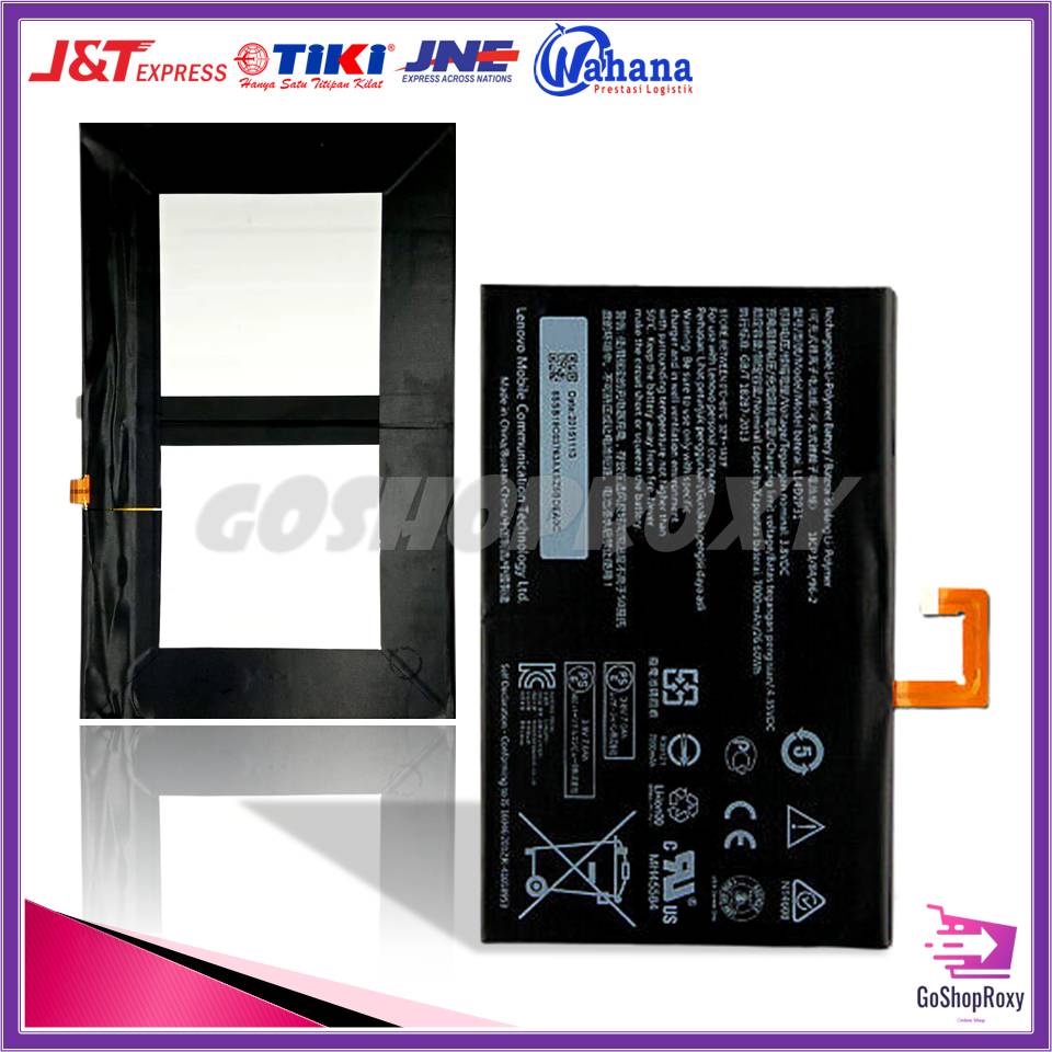 7000mAh Rechargeable Li-Polymer Battery L14D2P31 for Lenovo Tab 2 A10-70, 1 Year Warranty, Dual IC Protection