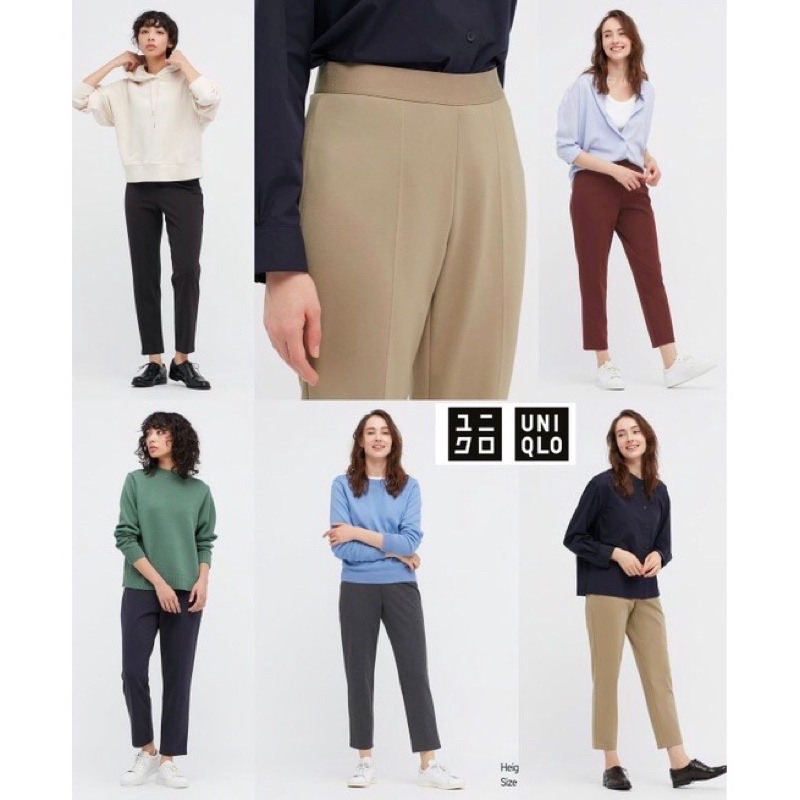 Uniqlo women store ponte slim pants