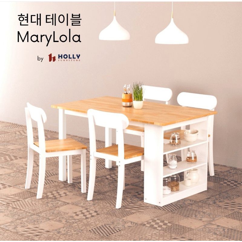 Jual Meja Makan Kayu Modern Terlengkap & Harga Terbaru Oktober 2026 ...