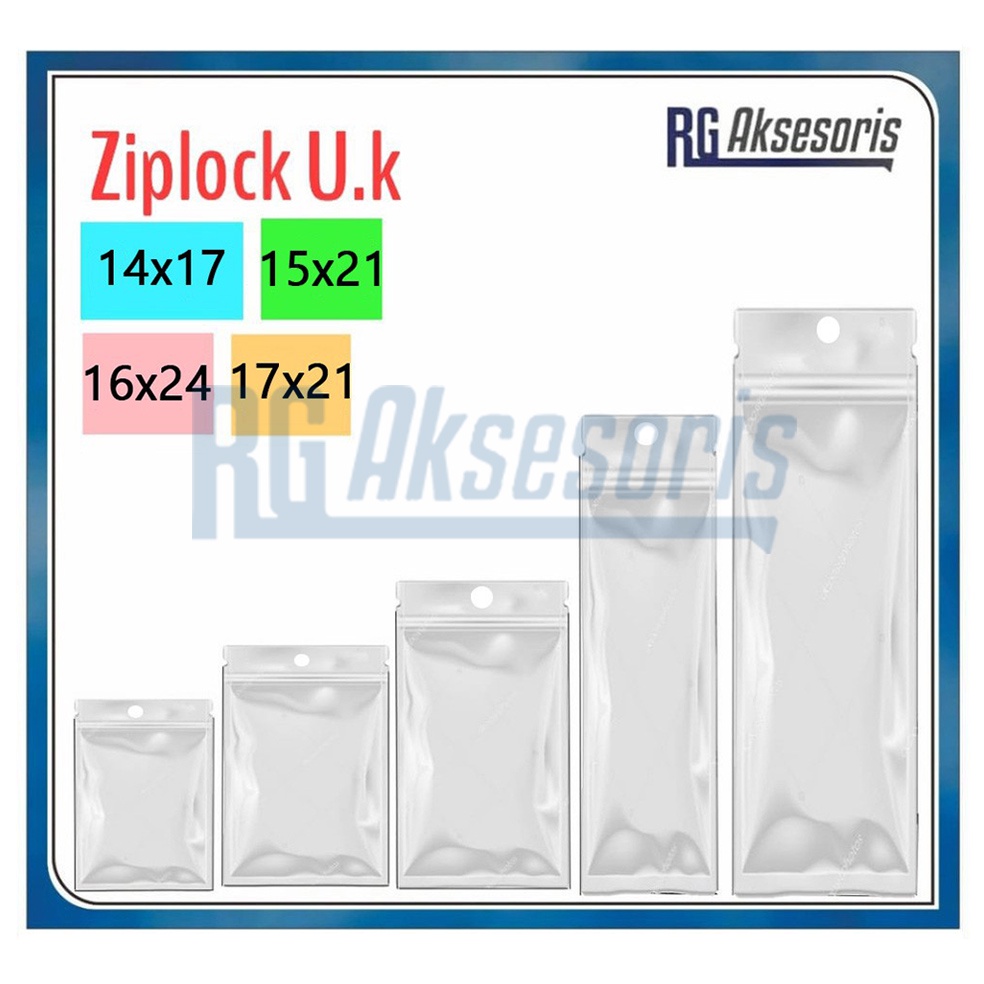 Jual Rgaksesoris Plastik Ziplock Ukuran 14x17 15x21 16x24 17x21