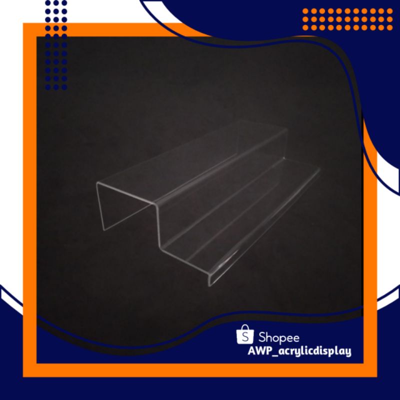Jual Display rak tangga acrylic/display action figure / display mainan ...