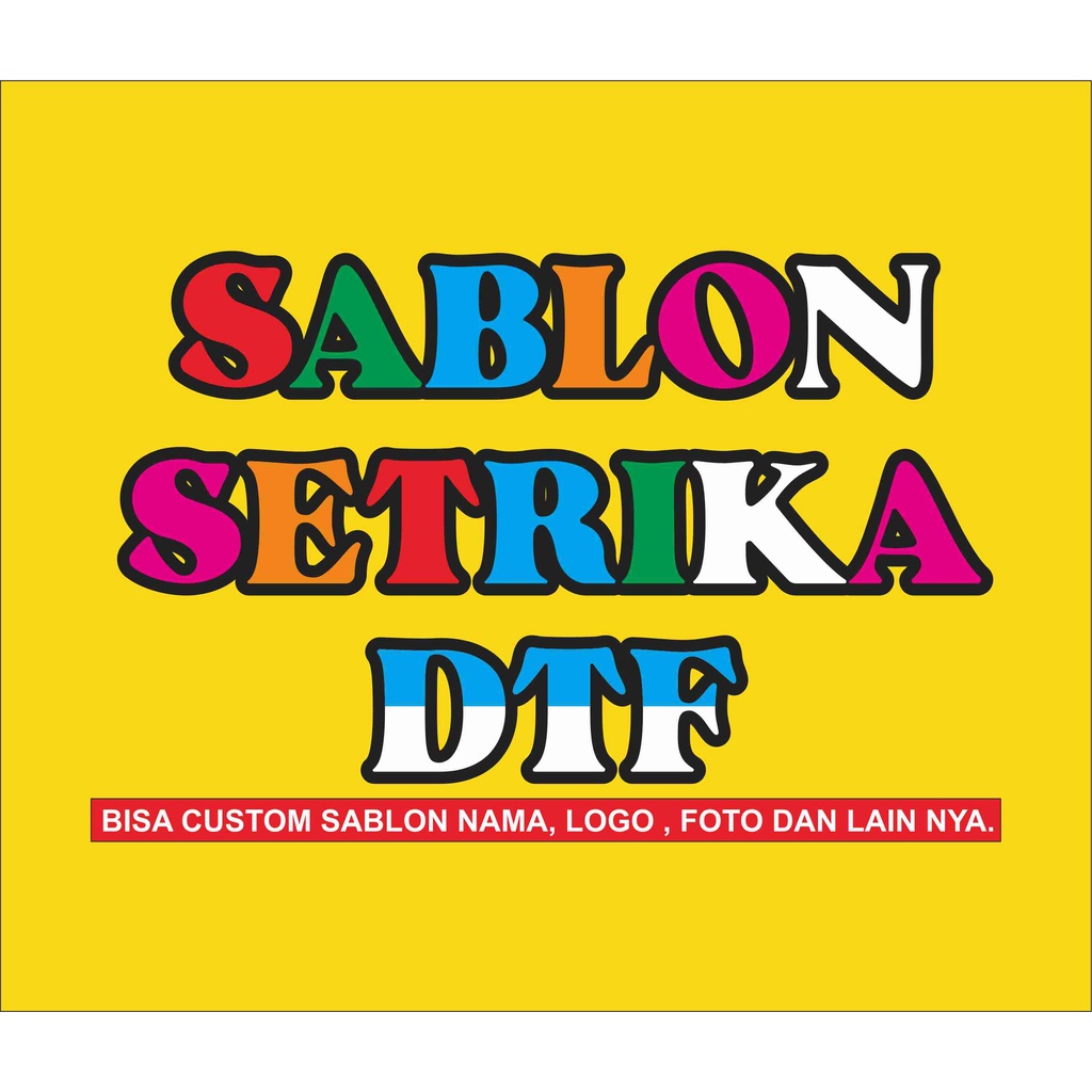 Jual Sablon Setrika Dtf Sablon Dtf Sablon Kaos Sablon Baju