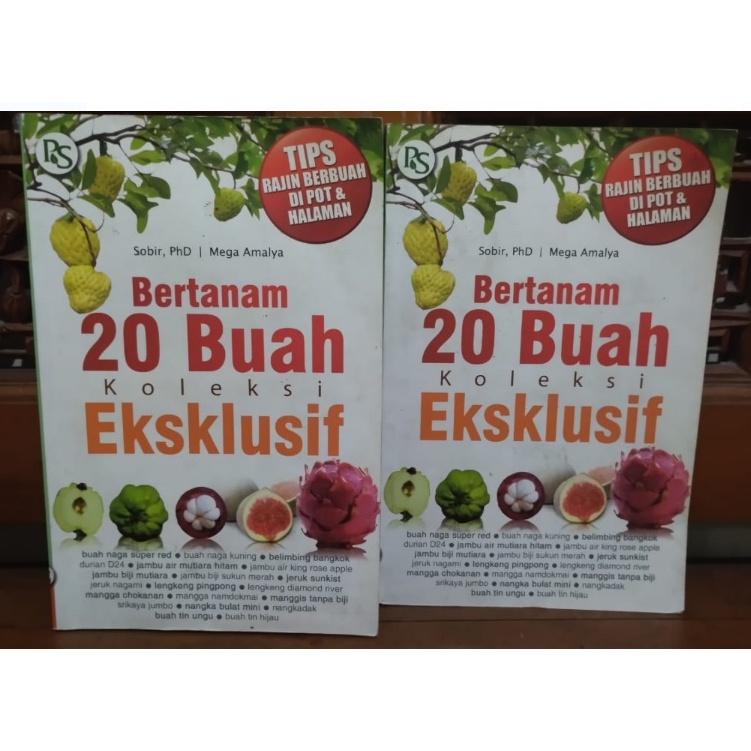 Jual Buku Bertanam 20 Buah Koleksi Eksklusif Tips Rajin Berbuah Di