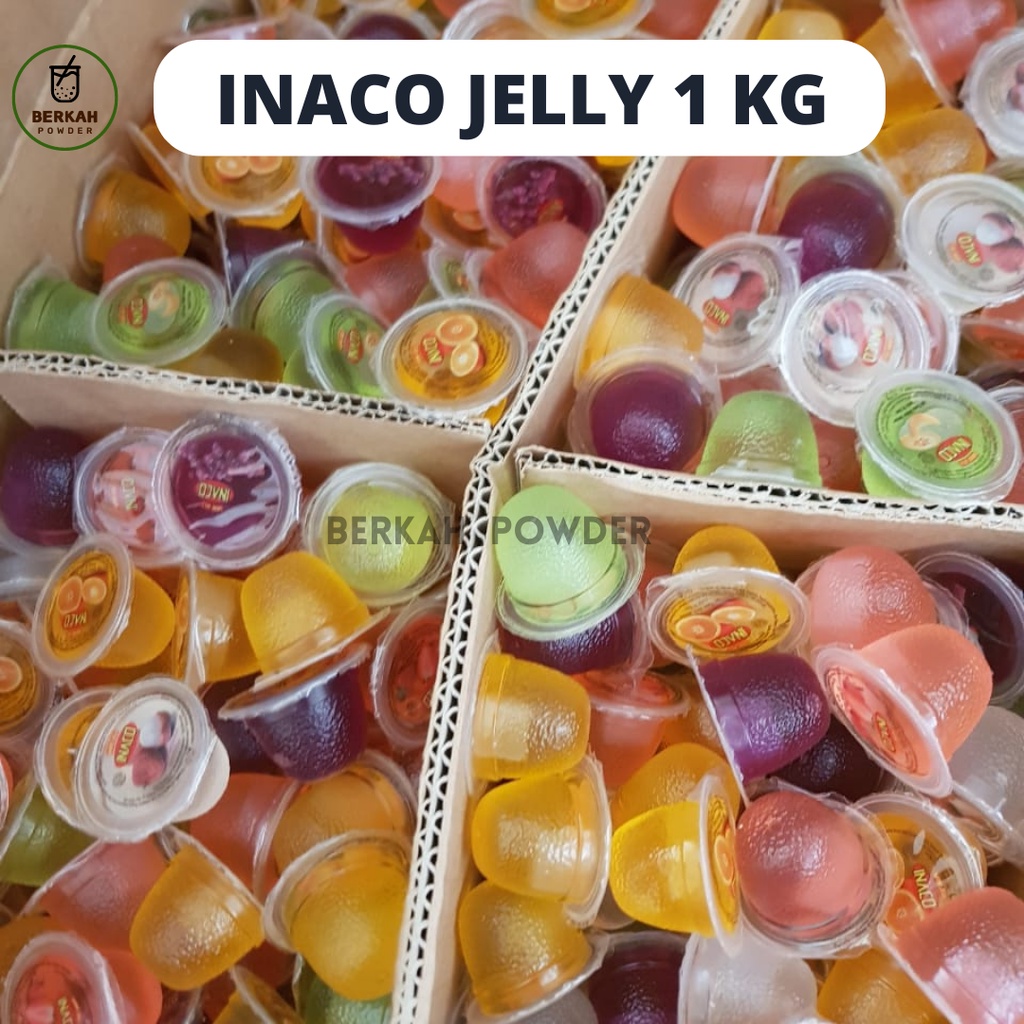 Jual INACO JELLY 1KG isi 65 / INACO Jely mix rasa Buah 1 KG Jeli murah ...
