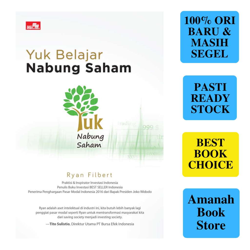 Jual Buku Yuk Belajar Nabung Saham By Ryan Filbert Wijaya | Shopee ...