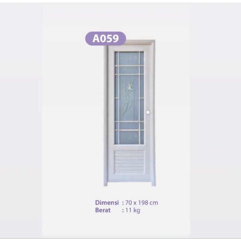 Jual Pintu Kamar Mandi Upvc Eden A059 Shopee Indonesia