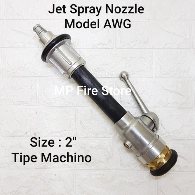 Jual Fire Hose Spray Jet Nozzle Pemadam 2 Inch Machino Awg Variable