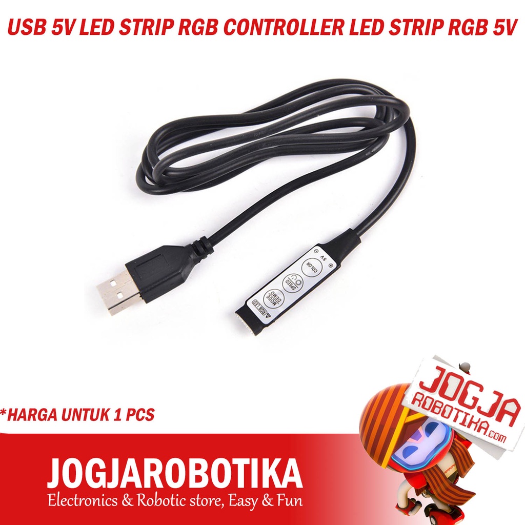 Jual USB 5V LED STRIP RGB CONTROLLER LED STRIP RGB 5V | Shopee Indonesia