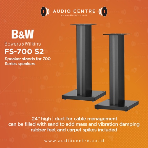 Jual Bowers & Wilkins FS700 Speaker Stands (Pair) / B & W FS700 S2 Shopee Indonesia