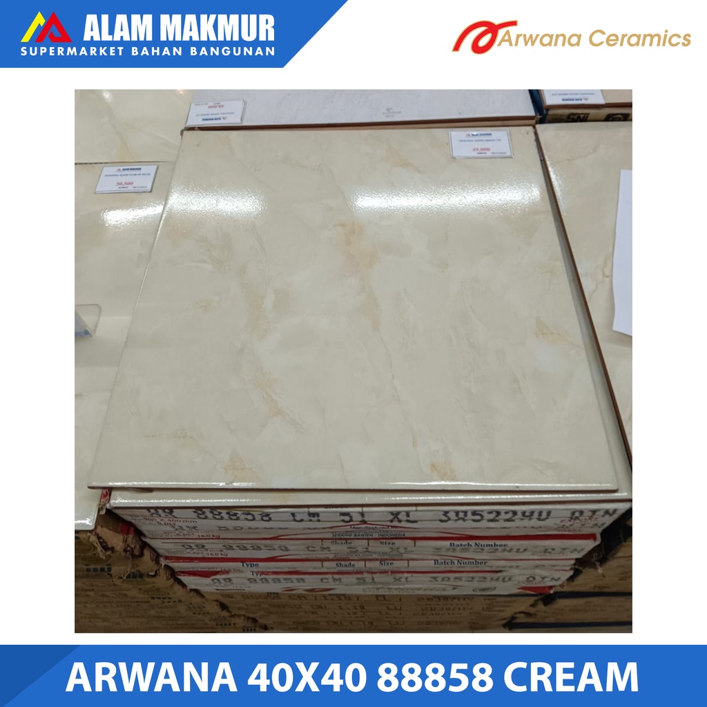 Jual Keramik Lantai X Arwana Cream Shopee Indonesia